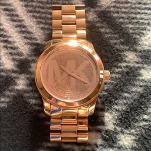 Michael Kors rose gold watch